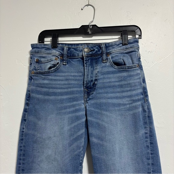 American Eagle Original Straight Light Wash Men's Denim Jeans 28x30 Cotton Blend - Picture 3 of 12